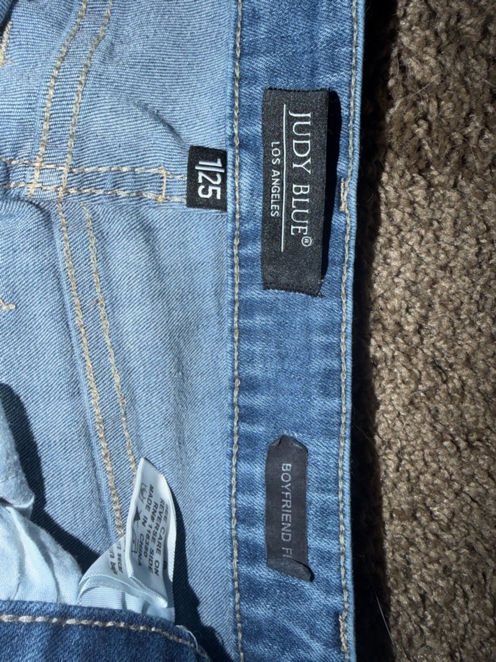 Judy Blue Light Blue Boyfriend Jeans for Women